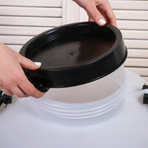 Фляга пищевая, 40 л, горловина 18.5 см, белая Фляга пищевая, 40 л, горловина 18.5 см, белая