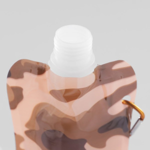 Фляжка мягкая с карабином «Камуфляж», 480 мл, микс Фляжка мягкая с карабином «Камуфляж», 480 мл, микс