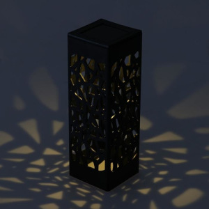 Фонарь садовый на солнечной батарее "Ажурная резьба", 6 х 29 х 6 см, 1 led, пластик, Т.БЕЛЫЙ Фонарь садовый на солнечной батарее "Ажурная резьба", 6 х 29 х 6 см, 1 led, пластик, Т.БЕЛЫЙ