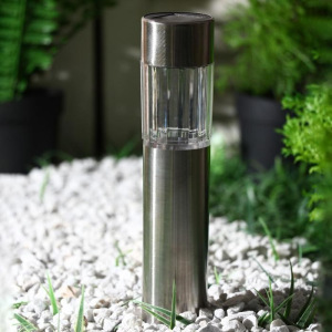 Фонарь садовый на солнечной батарее "Цилиндр грани" 25 см, d-4,5 см, 1 led, металл Фонарь садовый на солнечной батарее "Цилиндр грани" 25 см, d-4,5 см, 1 led, металл