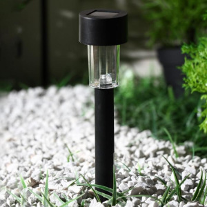 Фонарь садовый на солнечной батарее "Цилиндр", 31 см, d=4.5 см, 1 led, пластик, RGB Фонарь садовый на солнечной батарее "Цилиндр", 31 см, d=4.5 см, 1 led, пластик, RGB