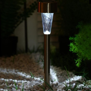 Фонарь садовый на солнечной батарее "Цилиндр" 35,5 см, d-5,5 см, LED Фонарь садовый на солнечной батарее "Цилиндр" 35,5 см, d-5,5 см, LED