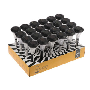 Фонарь садовый на солнечной батарее "Конус" 31,5 см, d-7 см, 1 led, пластик Фонарь садовый на солнечной батарее "Конус" 31,5 см, d-7 см, 1 led, пластик