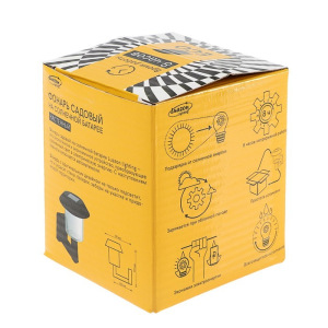 Фонарь садовый на солнечной батарее "Настенный" 9 х 9 x 12,5 см, 1 led, пластик Фонарь садовый на солнечной батарее "Настенный" 9 х 9 x 12,5 см, 1 led, пластик