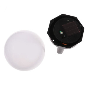 Фонарь садовый на солнечной батарее "Шар малый" 34 см, d-10 см, 1 led, пластик Т. БЕЛЫЙ Фонарь садовый на солнечной батарее "Шар малый" 34 см, d-10 см, 1 led, пластик Т. БЕЛЫЙ