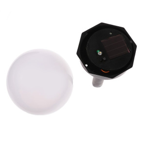 Фонарь садовый на солнечной батарее "Шар малый" 34 см, d-10 см, 1 led, пластик Т. БЕЛЫЙ Фонарь садовый на солнечной батарее "Шар малый" 34 см, d-10 см, 1 led, пластик Т. БЕЛЫЙ