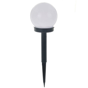 Фонарь садовый на солнечной батарее "Шар малый" 34 см, d-10 см, 1 led, пластик Фонарь садовый на солнечной батарее "Шар малый" 34 см, d-10 см, 1 led, пластик