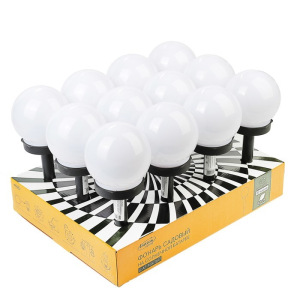 Фонарь садовый на солнечной батарее "Шар малый" 34 см, d-10 см, 1 led, пластик Фонарь садовый на солнечной батарее "Шар малый" 34 см, d-10 см, 1 led, пластик