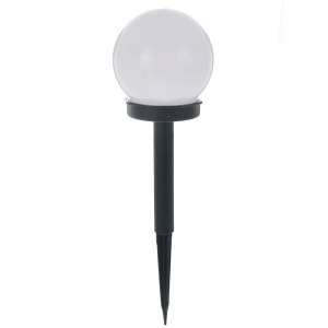 Фонарь садовый на солнечной батарее "Шар малый" 34 см, d-10 см, 1 led, пластик Фонарь садовый на солнечной батарее "Шар малый" 34 см, d-10 см, 1 led, пластик