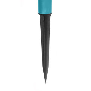 Фонарь садовый на солнечной батарее "Трапеция", 31см, d=4.5 см,1 led,пластик, голубая ножка Фонарь садовый на солнечной батарее "Трапеция", 31см, d=4.5 см,1 led,пластик, голубая ножка