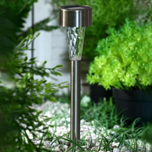 Фонарь садовый на солнечной батарее "Трапеция" 38 см, d - 5,3 см, 1 led, металл Фонарь садовый на солнечной батарее "Трапеция" 38 см, d - 5,3 см, 1 led, металл