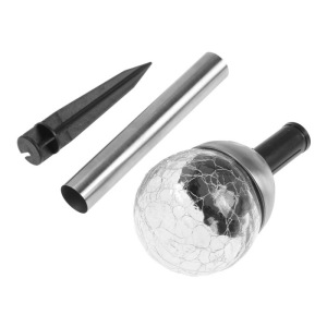 Фонарь садовый на солнечной батарее Smartbuy, 37 см, 1 led, нержавеющая сталь, стекло Фонарь садовый на солнечной батарее Smartbuy, 37 см, 1 led, нержавеющая сталь, стекло