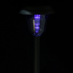 Фонарь садовый на солнечной батарее Smartbuy, 37 см, 1 led, RGB + W, пластик, черный Фонарь садовый на солнечной батарее Smartbuy, 37 см, 1 led, RGB + W, пластик, черный