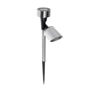 Фонарь садовый на солнечной батарее Uniel SPOT, нержавеющая сталь, белый свет, IP44, 375 мм Фонарь садовый на солнечной батарее Uniel SPOT, нержавеющая сталь, белый свет, IP44, 375 мм