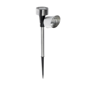 Фонарь садовый на солнечной батарее Uniel SPOT, нержавеющая сталь, белый свет, IP44, 375 мм Фонарь садовый на солнечной батарее Uniel SPOT, нержавеющая сталь, белый свет, IP44, 375 мм