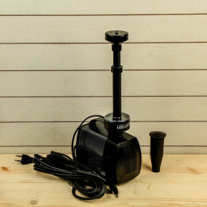 Фонтан для садового водоёма LED-10000FP, 100 Вт, h = 6 м, 6500 л/ч, LED 30 ламп Фонтан для садового водоёма LED-10000FP, 100 Вт, h = 6 м, 6500 л/ч, LED 30 ламп