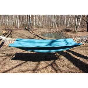 Гамак из льна с планкой бирюзовый RG-14 Гамак из льна с планкой бирюзовый RG-14