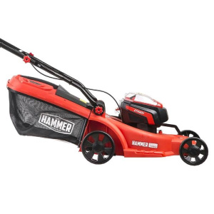 Газонокосилка аккумуляторная Hammer ETK40V, 40 В, шир./выс. 370/25-75 мм, БЕЗ АКК И ЗУ Газонокосилка аккумуляторная Hammer ETK40V, 40 В, шир./выс. 370/25-75 мм, БЕЗ АКК И ЗУ