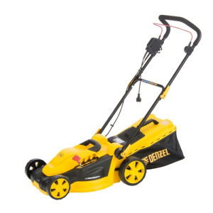 Газонокосилка электрическая DENZEL GM-1800, 1800 Вт, шир./выс. 380/20-70 мм, 6 уровней, 40 л 50487 Газонокосилка электрическая DENZEL GM-1800, 1800 Вт, шир./выс. 380/20-70 мм, 6 уровней, 40 л 50487