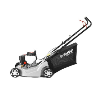 Газонокосилка "ЗУБР" ГКБ-400П, бенз., 1.3 кВт/1.8 л.с., ширина/высота 40 см/25-65 мм Газонокосилка "ЗУБР" ГКБ-400П, бенз., 1.3 кВт/1.8 л.с., ширина/высота 40 см/25-65 мм