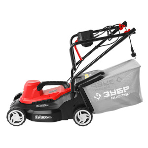 Газонокосилка "ЗУБР" ЗГКЭ-33-1000, электр., 1 кВт, ширина/высота 33 см/25-65 мм, 30 л Газонокосилка "ЗУБР" ЗГКЭ-33-1000, электр., 1 кВт, ширина/высота 33 см/25-65 мм, 30 л