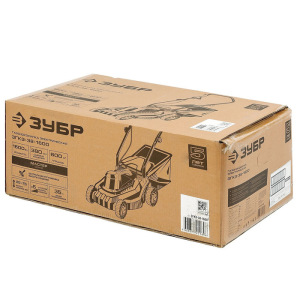 Газонокосилка "ЗУБР" ЗГКЭ-38-1600, электр., шир. 380мм, выс.25-75мм, травосб. 35л, 1600Вт Газонокосилка "ЗУБР" ЗГКЭ-38-1600, электр., шир. 380мм, выс.25-75мм, травосб. 35л, 1600Вт