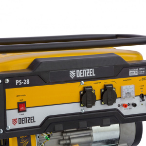 Генератор бензиновый Denzel PS 28 946824, 4Т, 7 л.с., 2800 Вт, 230/12 В, 15 л, ручной старт 456470 Генератор бензиновый Denzel PS 28 946824, 4Т, 7 л.с., 2800 Вт, 230/12 В, 15 л, ручной старт 456470