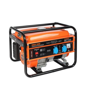 Генератор бензиновый PATRIOT MaxPowerSRGE3500, 4Т, 2.8 кВт, 2х220/12 В, ручной стартер Генератор бензиновый PATRIOT MaxPowerSRGE3500, 4Т, 2.8 кВт, 2х220/12 В, ручной стартер