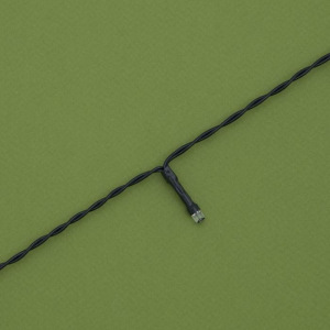 Гирлянда "Нить" 10 м, тёмная нить, 100 LED, свечение красное, 2 режима, солнечная батарея Гирлянда "Нить" 10 м, тёмная нить, 100 LED, свечение красное, 2 режима, солнечная батарея