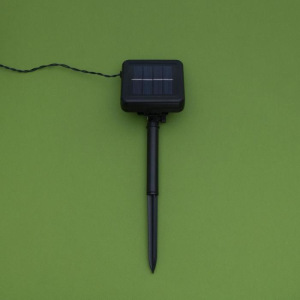 Гирлянда "Нить" 4.5 м с насадками "Шарики", IP44, тёмная нить, 30 LED, свечение красное, 2 режима, солнечная батарея Гирлянда "Нить" 4.5 м с насадками "Шарики", IP44, тёмная нить, 30 LED, свечение красное, 2 режима, солнечная батарея