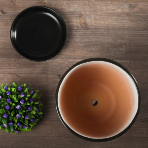 Горшок цветочный Фиалка дневная 2,5л с подставкой Горшок цветочный Фиалка дневная 2,5л с подставкой