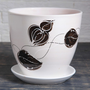 Горшок цветочный Готика 5л с подставкой Горшок цветочный Готика 5л с подставкой