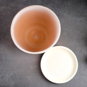 Горшок цветочный Клен сиреневый 5л с подставкой Горшок цветочный Клен сиреневый 5л с подставкой