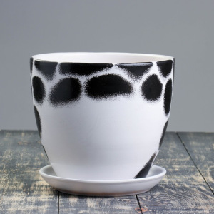 Горшок цветочный с подставками Леопард 5л Горшок цветочный с подставками Леопард 5л