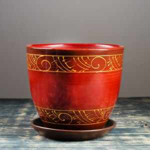 Горшок цветочный Сувенир 5л с подставкой Горшок цветочный Сувенир 5л с подставкой