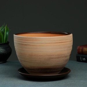 Горшок цветочный Восток 4л с подставкой Горшок цветочный Восток 4л с подставкой