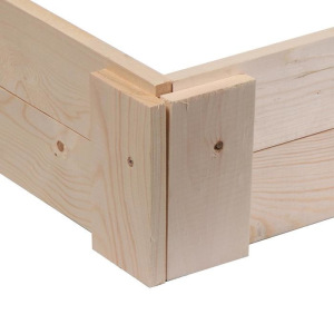 Грядка деревянная, 200 × 100 × 22 см, со шпалерой h = 140 см, Greengo Грядка деревянная, 200 × 100 × 22 см, со шпалерой h = 140 см, Greengo