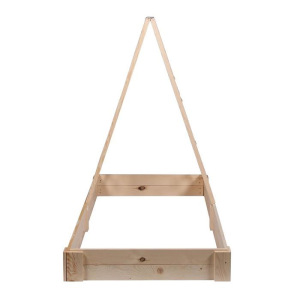 Грядка деревянная, 200 × 100 × 22 см, со шпалерой h = 140 см, Greengo Грядка деревянная, 200 × 100 × 22 см, со шпалерой h = 140 см, Greengo