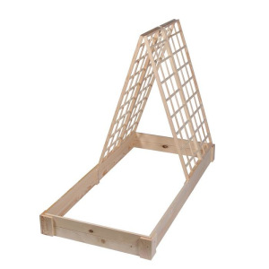 Грядка деревянная, 200 × 100 × 22 см, со шпалерой h = 140 см, Greengo Грядка деревянная, 200 × 100 × 22 см, со шпалерой h = 140 см, Greengo