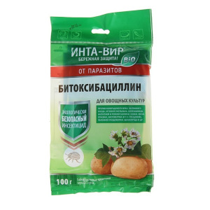 Инсектицид Битоксибациллин Инта-вир, 100 г Инсектицид Битоксибациллин Инта-вир, 100 г