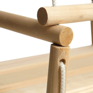 Качели детские подвесные, деревянные, сиденье 28×28см Качели детские подвесные, деревянные, сиденье 28×28см