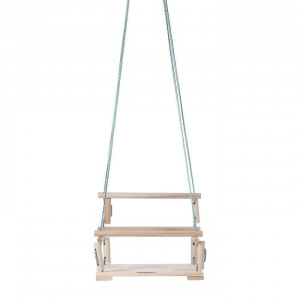 Качели детские подвесные, деревянные, сиденье 30×40см Качели детские подвесные, деревянные, сиденье 30×40см
