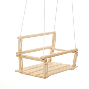 Качели детские подвесные, деревянные, сиденье 30×40см Качели детские подвесные, деревянные, сиденье 30×40см