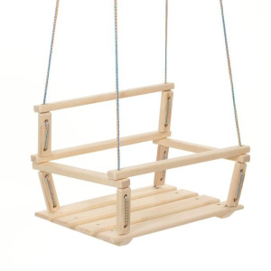 Качели детские подвесные, деревянные, сиденье 30×40см Качели детские подвесные, деревянные, сиденье 30×40см