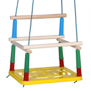 Качели детские подвесные, пластмассовые, сиденье 33×22см Качели детские подвесные, пластмассовые, сиденье 33×22см