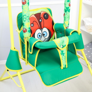 Качели напольные детские «Божья коровка», складные 2011129 Качели напольные детские «Божья коровка», складные 2011129