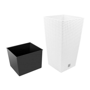 Кашпо для цветов RATO SQUARE DRTS265-S449 белый 2 предмета 11 и 26.6 л Кашпо для цветов RATO SQUARE DRTS265-S449 белый 2 предмета 11 и 26.6 л