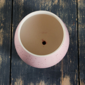 Кашпо керамическое "Круглое" 8*8*8 см.МИКС Кашпо керамическое "Круглое" 8*8*8 см.МИКС