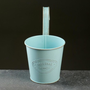 Кашпо металлическое "Ведерко" навесное, микс 10,5*8*10,5см Кашпо металлическое "Ведерко" навесное, микс 10,5*8*10,5см