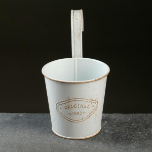 Кашпо металлическое "Ведерко" навесное, микс 10,5*8*10,5см Кашпо металлическое "Ведерко" навесное, микс 10,5*8*10,5см